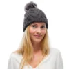 Buff Caryn Knitted Beanie - Graphite