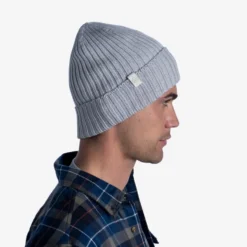 Buff Norval Knitted Beanie - Light Grey -Apparel Series Shop BEABUFNORKNILIGONE 3