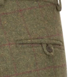 Hoggs Of Fife Tummel Tweed Field Breeks - Olive/Wine -Apparel Series Shop BREHOGTWETUFOLW