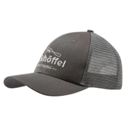Schoffel Mens Fly Fishing Trucker Cap - Charcoal -Apparel Series Shop CAPSCHTRUFLYCHAONE
