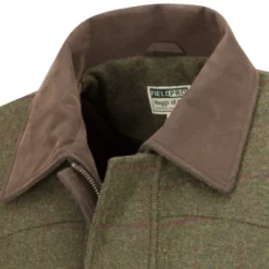 Hoggs Of Fife Tummel Tweed Field Coat - Olive/Wine -Apparel Series Shop COAHOGTWETUFOLW 2