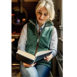 Schoffel Ladies Lyndon Fleece Gilet - Duck Egg -Apparel Series Shop DuckEgg1