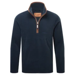 Schoffel Berkeley 1/4 Zip Fleece Jacket - Petrol Blue