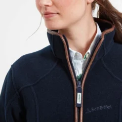 Schoffel Ladies Burley Fleece Jacket - Navy -Apparel Series Shop FLESCHLADBURNAV 2