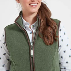 Schoffel Ladies Lyndon Fleece Gilet - Cedar -Apparel Series Shop FLESCHLADLYNCED 2