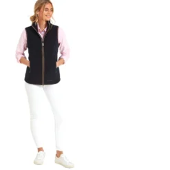 Schoffel Ladies Lyndon Fleece Gilet - Navy -Apparel Series Shop FLESCHLADLYNNAV 8