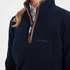 Schoffel Ladies Tilton II 1/4 Zip Fleece - Navy -Apparel Series Shop FLESCHLADTI2NAV 3
