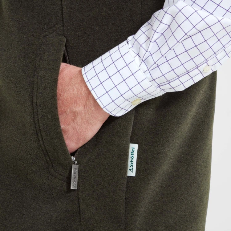 Schoffel Oakham Fleece Gilet - Dark Olive 6 Schoffel Oakham Fleece Gilet - Dark Olive - Image 6