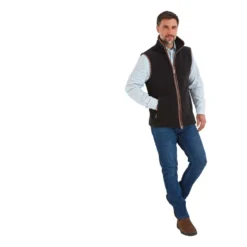 Schoffel Oakham Fleece Gilet - Gunmetal -Apparel Series Shop FLESCHOAKGILGUN 5