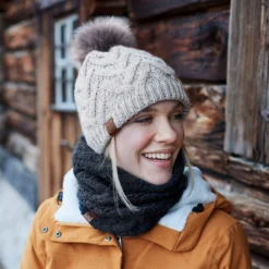 Buff Caryn Knitted Neck Gaiter - Graphite