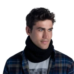 Buff Norval Knitted Neck Gaiter - Graphite -Apparel Series Shop GAIBUFNORKNIGRAONE 2