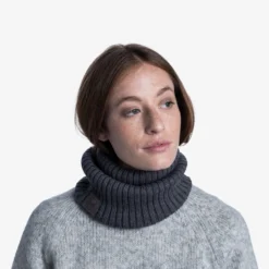Buff Norval Knitted Neck Gaiter - Grey -Apparel Series Shop GAIBUFNORKNIGRYONE 3
