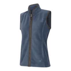 Hoggs Of Fife Ladies Stenton Fleece Gilet - Slate Grey