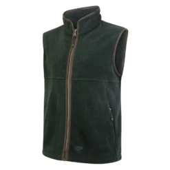 Hoggs Of Fife Stenton Technical Fleece Gilet - Pine Green