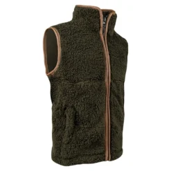 Jack Pyke Junior Sherpa Fleece Gilet - Dark Olive -Apparel Series Shop GILPYKCHISHEDKO 4