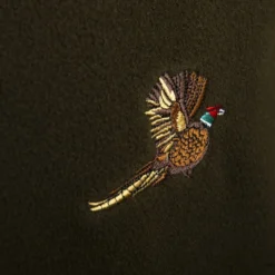 Jack Pyke Countryman Fleece Gilet - Dark Olive With Pheasant -Apparel Series Shop GILPYKCOUPHEDKO 12