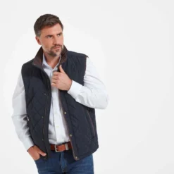 Schoffel Barrowden Quilt Gilet - Midnight -Apparel Series Shop GILSCHBARQUIMID 4