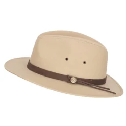 Hoggs Of Fife Panmure Canvas Foldable Hat - Desert Sand