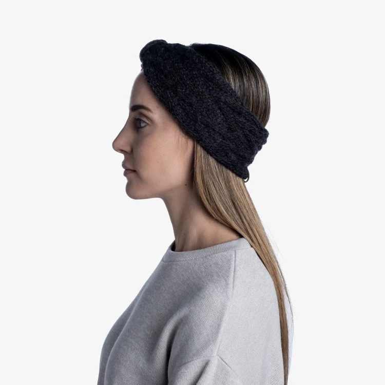 Buff Caryn Knitted Headband - Graphite 2 Buff Caryn Knitted Headband - Graphite - Image 2