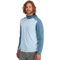 Simms Bugstopper Solarflex Hoody - Sky/Neptune