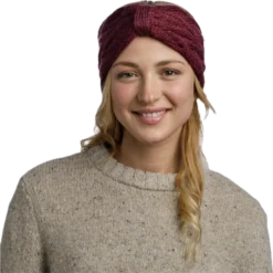 Buff Caryn Knitted Headband - Dahlia