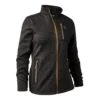 Deerhunter Ladies Sarek Knitted Jacket - Dark Grey Melange