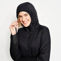 Orvis Ladies Pro Insulated Hooded Jacket - Blackout -Apparel Series Shop JACORVLADPIHBLK 2