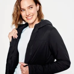 Orvis Ladies Pro Insulated Hooded Jacket - Blackout -Apparel Series Shop JACORVLADPIHBLK