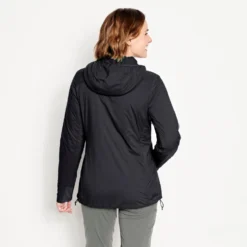 Orvis Ladies Pro Insulated Hooded Jacket - Blackout -Apparel Series Shop JACORVLADPIHBLK 3