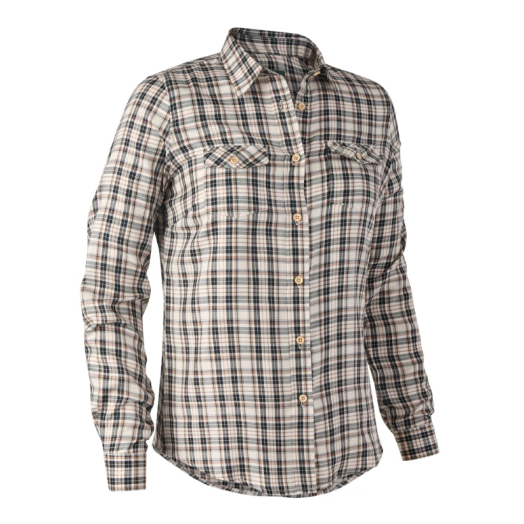 Deerhunter Ladies Julia Shirt - Blue Check 1 Deerhunter Ladies Julia Shirt - Blue Check