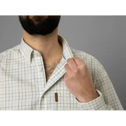 Harkila Allerston Long Sleeve Shirt - Strong Blue/White -Apparel Series Shop SHIHAKALLLOSSBW 2