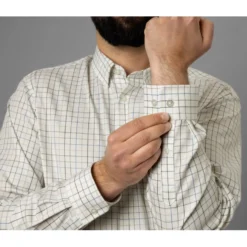 Harkila Allerston Long Sleeve Shirt - Strong Blue/White -Apparel Series Shop SHIHAKALLLOSSBW 3