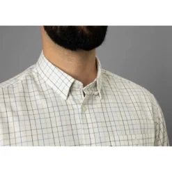 Harkila Allerston Long Sleeve Shirt - Strong Blue/White -Apparel Series Shop SHIHAKALLLOSSBW 5