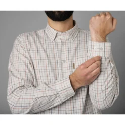 Harkila Retrieve Shirt - Bloodstone W/White -Apparel Series Shop SHIHAKRETCHEBWW 2