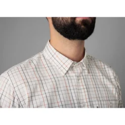 Harkila Retrieve Shirt - Bloodstone W/White -Apparel Series Shop SHIHAKRETCHEBWW 4