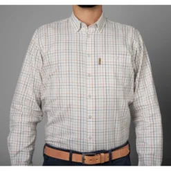 Harkila Retrieve Shirt - Bloodstone W/White -Apparel Series Shop SHIHAKRETCHEBWW 5