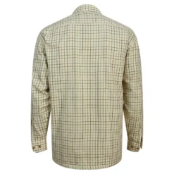 Hoggs Of Fife Birch Micro Fleece Lined Shirt - Olive/Tan Check -Apparel Series Shop SHIHOGBIRMFLOTC 3