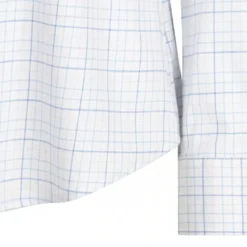 Hoggs Of Fife Ladies Callie Twill Check Shirt - White/Pink/Blue -Apparel Series Shop SHIHOGLADCALWPB