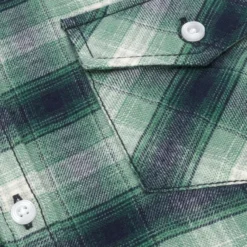 Hoggs Of Fife Ladies Isla Flannel Check Shirt - Green -Apparel Series Shop SHIHOGLADIFCGRE