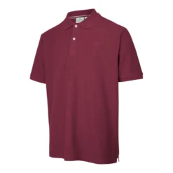 Hoggs Of Fife Largs Cotton Polo Shirt - Bordeaux