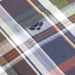 Hoggs Of Fife Luthrie LS Plaid Shirt - Navy Check -Apparel Series Shop SHIHOGLUTLSPNAC
