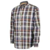 Hoggs Of Fife Luthrie LS Plaid Shirt - Navy Check