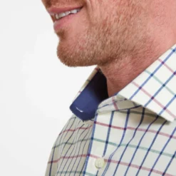 Schoffel Baconsthorpe Tailored Shirt - Navy/Green/Red Check -Apparel Series Shop SHISCHBACTAINGR 2