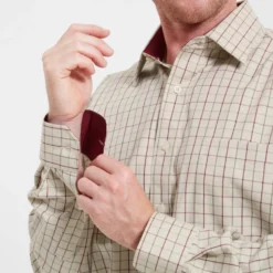 Schoffel Burnham Tattersall Shirt - Damson Tattersall -Apparel Series Shop SHISCHBURTATDAT 2