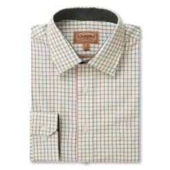 Schoffel Burnham Tattersall Shirt - Olive Tattersall -Apparel Series Shop SHISCHBURTATOLT 2