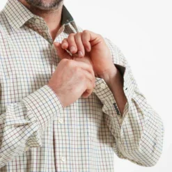 Schoffel Burnham Tattersall Shirt - Olive Tattersall -Apparel Series Shop SHISCHBURTATOLT 3