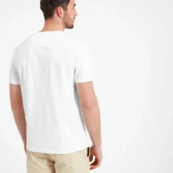 Schoffel Heritage T-Shirt - White/Navy Logo -Apparel Series Shop SHISCHHERTSHWHN 2