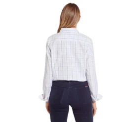 Schoffel Ladies Blakeney Shirt - Blue/Pink Check -Apparel Series Shop SHISCHLADBLABPC 2