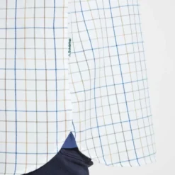 Schoffel Mens Wells Tailored Shirt - Green/Navy/Brown Check -Apparel Series Shop SHISCHWELTAIGNB