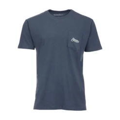 Simms Two Tone Pocket T-Shirt - Navy Heather -Apparel Series Shop SHISIMTEE2TPNAH 1